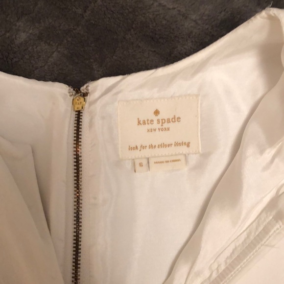 Kate Spade yellow/white color block dress - Picture 2 of 6